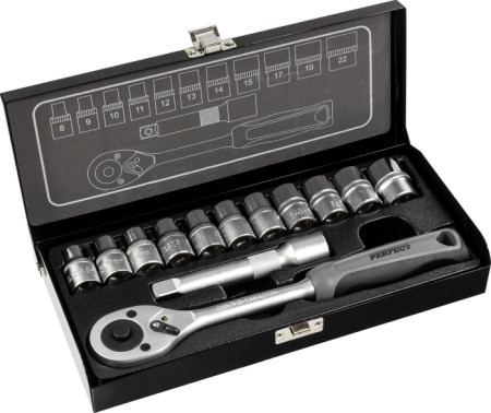 Socket set STALCO PERFECT S-77213
